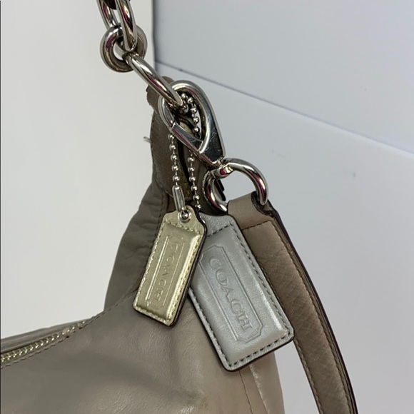 Coach Kristin 19293 Gray Leather Crossbody Bag - Picture 6 of 14